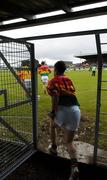 18 June 2006; Simon Rea, Carlow, enters the pitch. Bank of Ireland All-Ireland Senior Football Championship Qualifier, Round 1, Carlow v Meath, Dr. Cullen Park, Carlow. Picture credit: Damien Eagers / SPORTSFILE