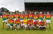 18 June 2006; The Carlow team. Bank of Ireland All-Ireland Senior Football Championship Qualifier, Round 1, Carlow v Meath, Dr. Cullen Park, Carlow. Picture credit: Damien Eagers / SPORTSFILE
