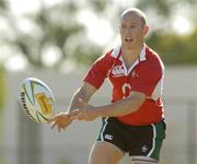 22 June 2006; Peter Stringer in action during Ireland rugby squad training. Wesley School playing fields, Perth, Australia. Picture credit: Matt Browne / SPORTSFILE