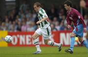 23 June 2006; Joe Gamble, Cork City, in action against Stephen Bradley, Drogheda United. eircom League, Premier Division, Cork City v Drogheda United, Turners Cross, Cork. Picture credit: Brian Lawless / SPORTSFILE