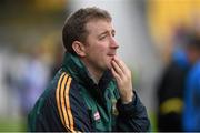 7 June 2014; Offally manager Brian Whelahan during the last few minutes of the game. Leinster GAA Hurling Senior Championship, Quarter-Final, Kilkenny v Offaly, Nowlan Park, Kilkenny. Picture credit: Ray McManus / SPORTSFILE