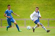 20 June 2014; Oisin Knox, DDSL, in action against Dominic Peppard, WSFL. SFAI Kennedy Cup Final, DDSL v WSFL, University of Limerick, Limerick. Picture credit: Piaras Ó Mídheach / SPORTSFILE