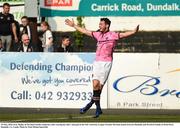 29 May 2016; Eric Molloy of Wexford Youths celebrates after scoring his side's 2nd goal in the SSE Airtricity League Premier Division match between Dundalk and Wexford Youths at Oriel Park, Dundalk, Co. Louth. Photo by Sportsfile