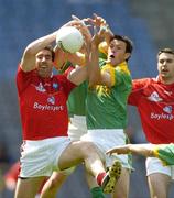 25 June 2006; David Hughes, Louth, in action against Brian Meade, Meath. Bank of Ireland Junior Football Championship, Final, Louth v Meath, Croke Park, Dublin. Picture credit: Damien Eagers / SPORTSFILE