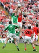 25 June 2006; Paul McGrane, Armagh, in action against James Sherry, Fermanagh. Bank of Ireland Ulster Senior Football Championship, Semi-Final Replay, Armagh v Fermanagh, St. Tighearnach's Park, Clones, Co. Monaghan. Picture credit: Oliver McVeigh / SPORTSFILE