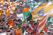 25 June 2006; Armagh and Fermanagh supporters during the game. Bank of Ireland Ulster Senior Football Championship, Semi-Final Replay, Armagh v Fermanagh, St. Tighearnach's Park, Clones, Co. Monaghan. Picture credit: David Maher / SPORTSFILE