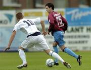 26 June 2006; Stephen Bradley, Drogheda United, in action against Mark Rooney, Dublin City. eircom League, Premier Division, Drogheda United v Dublin City, United Park, Drogheda, Co. Louth. Picture credit: David Maher / SPORTSFILE