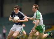 21 June 2014; Ian Ryan, Limerick, in action against Brian Collins, London. GAA Football All-Ireland Senior Championship, Round 1A, Limerick v London, Gaelic Grounds, Limerick. Picture credit: Ray McManus / SPORTSFILE