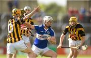 21 June 2014; Liam O'Connell, Laois, in action against Sean Morrissey, Kilkenny. Electric Ireland Leinster Minor Hurling Championship, Semi-Final, Laois v Kilkenny, O'Moore Park, Portlaoise, Co. Laois. Picture credit: Pat Murphy / SPORTSFILE