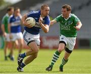 21 June 2014; Billy Sheehan, Laois, in action against Niall Cassidy, Fermanagh. GAA Football All-Ireland Senior Championship, Round 1A, Laois v Fermanagh, O’Moore Park, Portlaoise, Co. Laois. Picture credit: Pat Murphy / SPORTSFILE