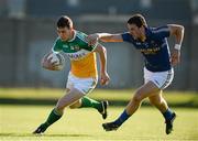 21 June 2014; Niall McNamee, Offaly, in action against Paul McLoughlin, Wicklow. GAA Football All-Ireland Senior Championship, Round 1A, Wicklow v Offaly, Aughrim GAA Grounds, Aughrim, Co. Wicklow. Picture credit: Dáire Brennan / SPORTSFILE