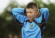 24 June 2006; Jake Hyland, Belvedere, shows his dissapointment after missing a penalty in the sudden death shoot-out. Belvedere, Dublin, v Clonmel Town, Tipperary, Danone Nations Cup National Final, AUL Complex, Clonshaugh, Dublin. Picture credit: Pat Murphy / SPORTSFILE