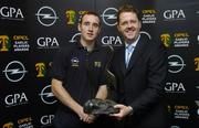 27 June 2006; Tipperary hurler Eoin Kelly who was presented with the Opel Gaelic Player of the Month Award in hurling for May, in conjunction with the Gaelic Players Association, by Dave Sheeran, Managing Director, Opel Ireland. Fitzwilliam Hotel, Dublin. Picture credit: Damien Eagers / SPORTSFILE