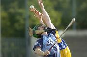 1 July 2006; Kevin Ryan, Dublin, in action against Diarmuid McMahon, Clare. Guinness All-Ireland Senior Hurling Championship Qualifier, Round 2, Dublin v Clare, Parnell Park, Dublin. Picture credit: Ray Lohan / SPORTSFILE