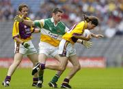 2 July 2006; Ciaran Deely, Wexford, in action against Paul McConway, Offaly. Bank of Ireland Leinster Senior Football Championship Semi-Final, Offaly v Wexford, Croke Park, Dublin. Picture credit: Aoife Rice / SPORTSFILE