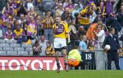 2 July 2006; Matty Forde, Wexford, celebrates after scoring his side's goal from a penalty. Bank of Ireland Leinster Senior Football Championship Semi-Final, Offaly v Wexford, Croke Park, Dublin. Picture credit: David Maher / SPORTSFILE