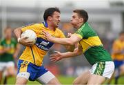 22 June 2014; David Tubridy, Clare, in action against Marc Ó Sé, Kerry. Munster GAA Football Senior Championship, Semi-Final, Clare v Kerry, Cusack Park, Ennis, Co. Clare. Picture credit: Ray McManus / SPORTSFILE