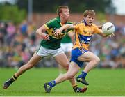 22 June 2014; Padraic Collins, Clare, in action against Fionn Fitzgerald, Kerry. Munster GAA Football Senior Championship, Semi-Final, Clare v Kerry, Cusack Park, Ennis, Co. Clare. Picture credit: Ray McManus / SPORTSFILE