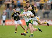 22 June 2014; Darach O'Connor, Donegal, in action against Mark Sweeney, Antrim. Ulster GAA Football Senior Championship, Semi-Final, Donegal v Antrim, St Tiernach's Park, Clones, Co. Monaghan. Picture credit: Oliver McVeigh / SPORTSFILE