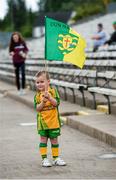 22 June 2014; Three year old Charlie McGrath, from Manorcunningham, Co. Donegal. Ulster GAA Football Senior Championship, Semi-Final, Donegal v Antrim, St Tiernach's Park, Clones, Co. Monaghan. Picture credit: Oliver McVeigh / SPORTSFILE