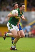 22 June 2014; Bryan Sheehan, Kerry, in action against Gordon Kelly, Clare. Munster GAA Football Senior Championship, Semi-Final, Clare v Kerry, Cusack Park, Ennis, Co. Clare. Picture credit: Ray McManus / SPORTSFILE