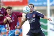 7 July 2006; Dave Mulcahy, St Patrick's Athletic, in action against Shane Barrett , Drogheda United. eircom League, Premier Division, Drogheda United v St Patrick's Athletic, United Park, Drogheda, Co. Louth. Picture credit: David Maher / SPORTSFILE