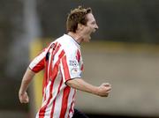 7 July 2006; Derry City's Barry Molloy celebrates after scoring his side's first goal. eircom League, Premier Division, Bohemians v Derry City, Dalymount Park, Dublin. Picture credit: Brian Lawless / SPORTSFILE