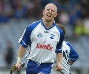 8 July 2006; John Mullane, Waterford, celebrates scoring his side's first goal. Guinness All-Ireland Senior Hurling Championship Qualifier, Round 3, Laois v Waterford, O'Moore Park, Portlaoise, Co. Laois. Picture credit: Brendan Moran / SPORTSFILE