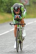 26 June 2014; Ryan Mullen, An Post Chain Reaction Sean Kelly Team, in action during the National Time-Trial Championships. Rochfortbridge, Co. Westmeath. Picture credit: Stephen McMahon / SPORTSFILE