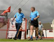 21 June 2014; Longford manager Jack Sheedy along with selector Richie Crean. GAA Football All-Ireland Senior Championship, Round 1A, Derry v Longford, Celtic Park, Derry. Picture credit: Oliver McVeigh / SPORTSFILE