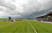 27 June 2014: A general view of the course ahead of the day's races. Curragh Racecourse, The Curragh, Co. Kildare. Picture credit: Barry Cregg / SPORTSFILE