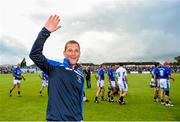 27 June 2014: Ken McGrath waves to the crowd before the start of the Ken McGrath All Star Challenge, Munster v Leinster, Walsh Park, Waterford. Picture credit: Matt Browne / SPORTSFILE