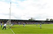 27 June 2014: A general view of the action during the Ken McGrath All Star Challenge, Munster v Leinster, Walsh Park, Waterford. Picture credit: Matt Browne / SPORTSFILE
