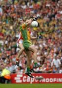 9 July 2006; Neil Gallagher, Donegal, in action against John McEntee, Armagh. Bank of Ireland Ulster Senior Football Championship Final, Donegal v Armagh, Croke Park, Dublin. Picture credit: Ray McManus / SPORTSFILE