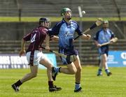 15 July 2006; Michael Carton, Dublin, in action against Daniel Carty, Westmeath. Guinness Senior Hurling Championship, Relegation Final, Dublin v Westmeath, O'Connor Park, Tullamore, Co. Offaly. Picture credit: Pat Murphy / SPORTSFILE
