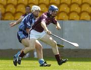 15 July 2006; Brian Smyth, Westmeath, in action against John McCaffrey, Dublin. Guinness Senior Hurling Championship, Relegation Final, Dublin v Westmeath, O'Connor Park, Tullamore, Co. Offaly. Picture credit: Pat Murphy / SPORTSFILE