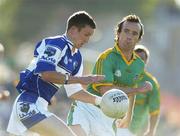 15 July 2006; Gary Kavanagh, Laois, in action against Anthony Moyles, Meath. Bank of Ireland All-Ireland Senior Football Championship Qualifier, Round 3, Meath v Laois, Pairc Tailteann, Navan, Co. Meath. Picture credit: Brendan Moran / SPORTSFILE
