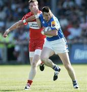 15 July 2006; Liam Keenan, Longford, in action against Joe Diver, Derry. Bank of Ireland All-Ireland Senior Football Championship Qualifier, Round 3, Longford v Derry, Pearse Park, Longford. Picture credit: Matt Browne / SPORTSFILE