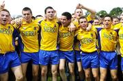 16 July 2006; The Roscommon players celebrate at the end of the match. ESB Connacht Minor Football Championship Final, Mayo v Roscommon, McHale Park, Castlebar, Co. Mayo. Picture credit: Damien Eagers / SPORTSFILE