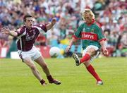 16 July 2006; Ciaran McDonald, Mayo, in action against Padraic Joyce, Galway. Bank of Ireland Connacht Senior Football Championship Final, Mayo v Galway, McHale Park, Castlebar, Co. Mayo. Picture credit: Damien Eagers / SPORTSFILE