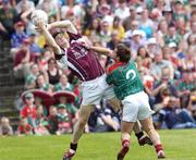 16 July 2006; Michael Meehan, Galway, in action against Dermot Geraghty, Mayo. Bank of Ireland Connacht Senior Football Championship Final, Mayo v Galway, McHale Park, Castlebar, Co. Mayo. Picture credit: Damien Eagers / SPORTSFILE