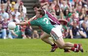 16 July 2006; Dermot Geraghty, Mayo, in action against Michael Meehan, Galway. Bank of Ireland Connacht Senior Football Championship Final, Mayo v Galway, McHale Park, Castlebar, Co. Mayo. Picture credit: Damien Eagers / SPORTSFILE