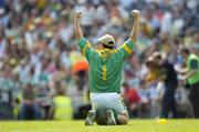 16 July 2006; The Meath goalkeeper Jonathan Ginnity celebrates victory. ESB Leinster Minor Football Championship Final, Offaly v Meath, Croke Park, Dublin. Picture credit: Ray McManus / SPORTSFILE
