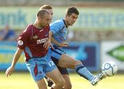 16 July 2006; Gary Dicker, UCD, in action against Tony Grant, Drogheda United. eircom League, Premier Division, UCD v Drogheda United, Belfield Park, UCD, Dublin. Picture credit: Matt Browne / SPORTSFILE