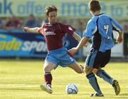 16 July 2006; Simon Webb, Drogheda United, in action against Stephen Hurley, UCD. eircom League, Premier Division, UCD v Drogheda United, Belfield Park, UCD, Dublin. Picture credit: Matt Browne / SPORTSFILE