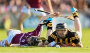 28 June 2014; Aidan Fogarty, Kilkenny, in action against Ronan Burke, Galway. Leinster GAA Hurling Senior Championship, Semi-Final Replay, Kilkenny v Galway. O'Connor Park, Tullamore, Co. Offaly. Picture credit: Stephen McCarthy / SPORTSFILE