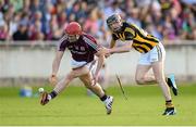 28 June 2014; Joe Canning, Galway, in action against Aidan Fogarty, Kilkenny. Leinster GAA Hurling Senior Championship, Semi-Final Replay, Kilkenny v Galway. O'Connor Park, Tullamore, Co. Offaly. Picture credit: Stephen McCarthy / SPORTSFILE