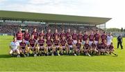 28 June 2014; The Galway squad. Leinster GAA Hurling Senior Championship, Semi-Final Replay, Kilkenny v Galway, O'Connor Park, Tullamore, Co. Offaly. Picture credit: Ray McManus / SPORTSFILE
