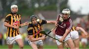 28 June 2014; Daithi Burke, Galway, in action against Aidan Fogarty, Kilkenny. Leinster GAA Hurling Senior Championship, Semi-Final Replay, Kilkenny v Galway, O'Connor Park, Tullamore, Co. Offaly. Picture credit: Ray McManus / SPORTSFILE