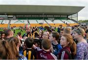 28 June 2014; Kilkenny's Eoin Larkins signs autographs for fans after the game. Leinster GAA Hurling Senior Championship, Semi-Final Replay, Kilkenny v Galway, O'Connor Park, Tullamore, Co. Offaly. Picture credit: Piaras Ó Mídheach / SPORTSFILE